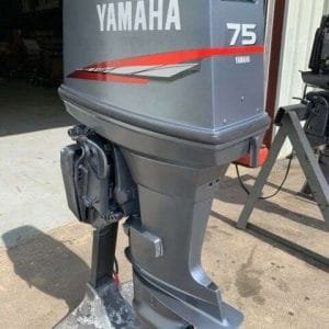 1999 Yamaha 75 HP 3 Cylinder Carbureted 2 Stroke 20" (Long Shaft) Outboard Motor