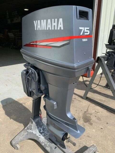 1999 Yamaha 75 HP 3 Cylinder Carbureted 2 Stroke 20" (Long Shaft) Outboard Motor 1 1999 Yamaha 75 HP 3 Cylinder Carbureted 2 Stroke 20" (Long Shaft) Outboard Motor