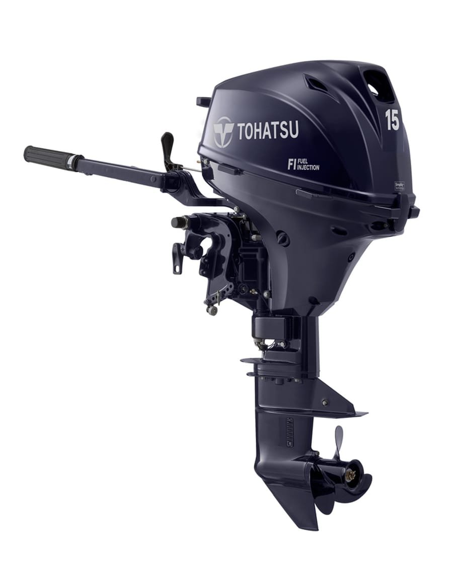 Tohatsu 15HP MFS15ES Outboard Motor 1 Tohatsu 15HP MFS15ES Outboard Motor
