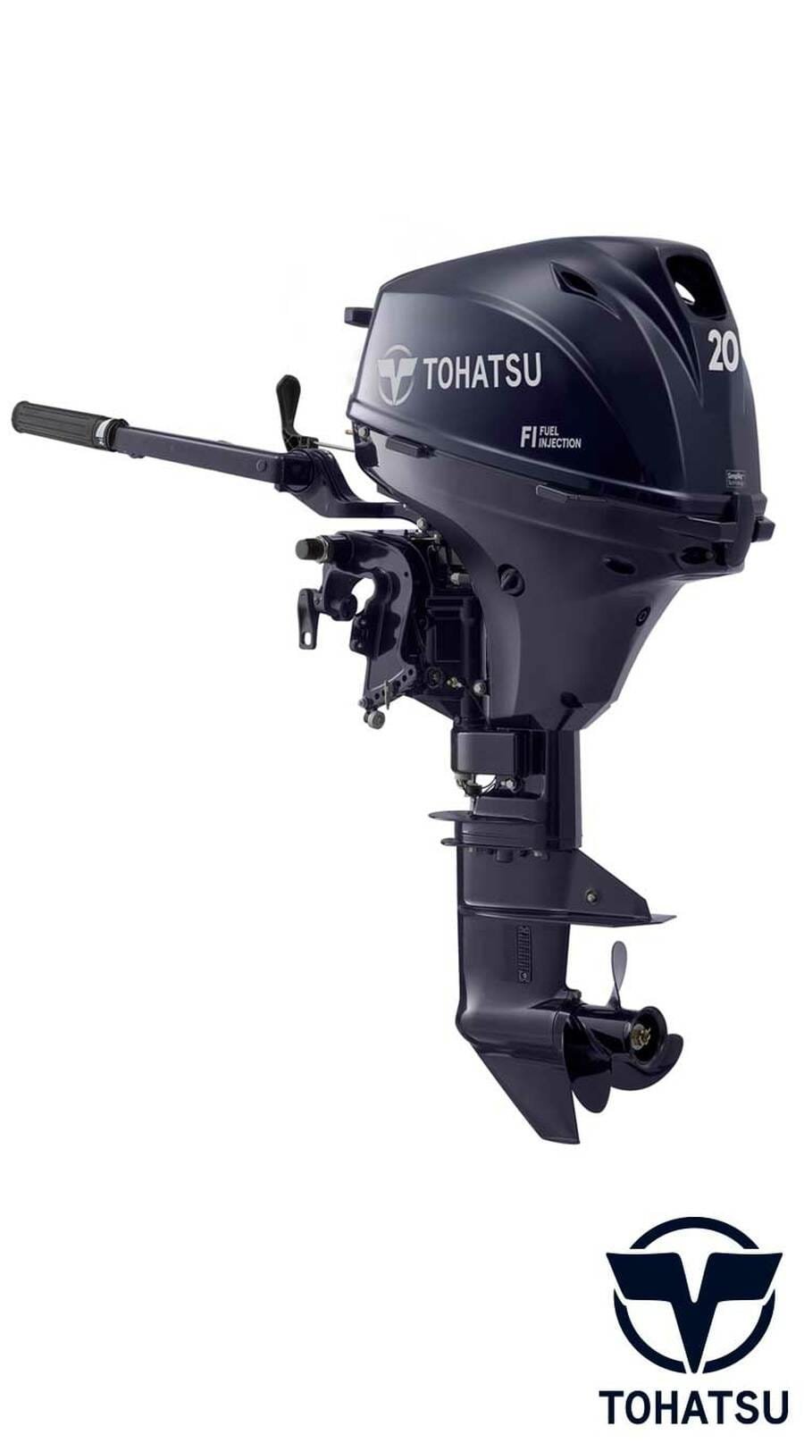 Tohatsu 20HP MFS20EL Outboard Motor 1 Tohatsu 20HP MFS20EL Outboard Motor