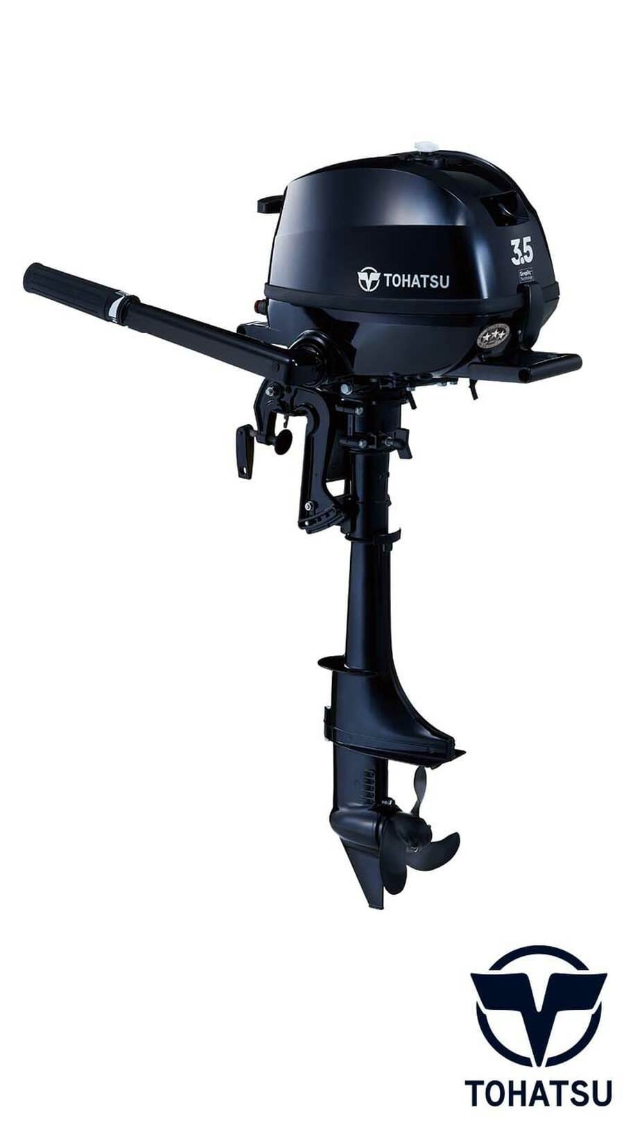 Tohatsu 3.5HP MFS3.5CS Outboard Motor 1 Tohatsu 3.5HP MFS3.5CS Outboard Motor