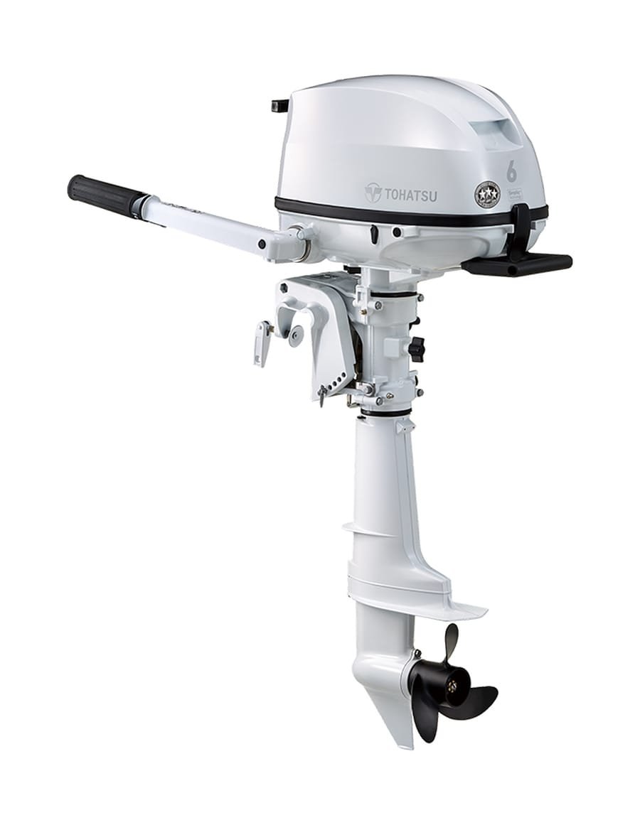 Tohatsu 6HP MFS6DWL Outboard Motor 1 Tohatsu 6HP MFS6DWL Outboard Motor