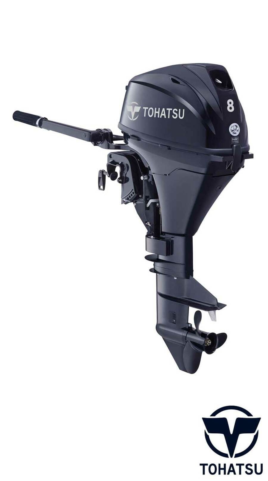 Tohatsu 8HP MFS8BL Outboard Motor 1 Tohatsu 8HP MFS8BL Outboard Motor